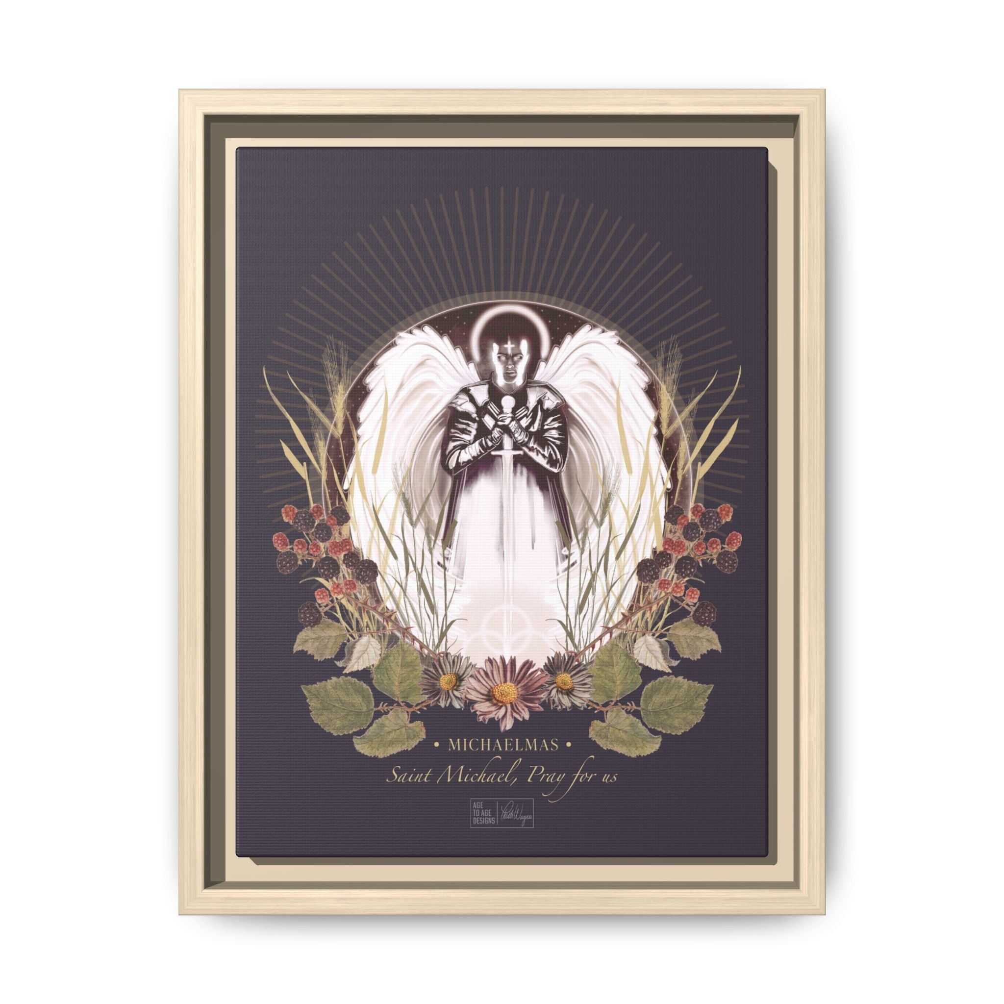 Saint Michael the Archangel | Michaelmas Sacred Art Print