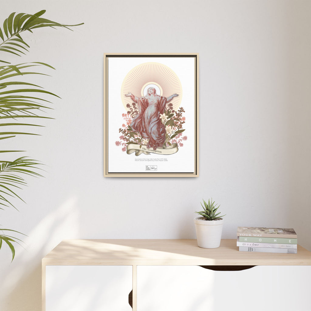 The Assumption Matte Canvas, Framed (Multi-color)