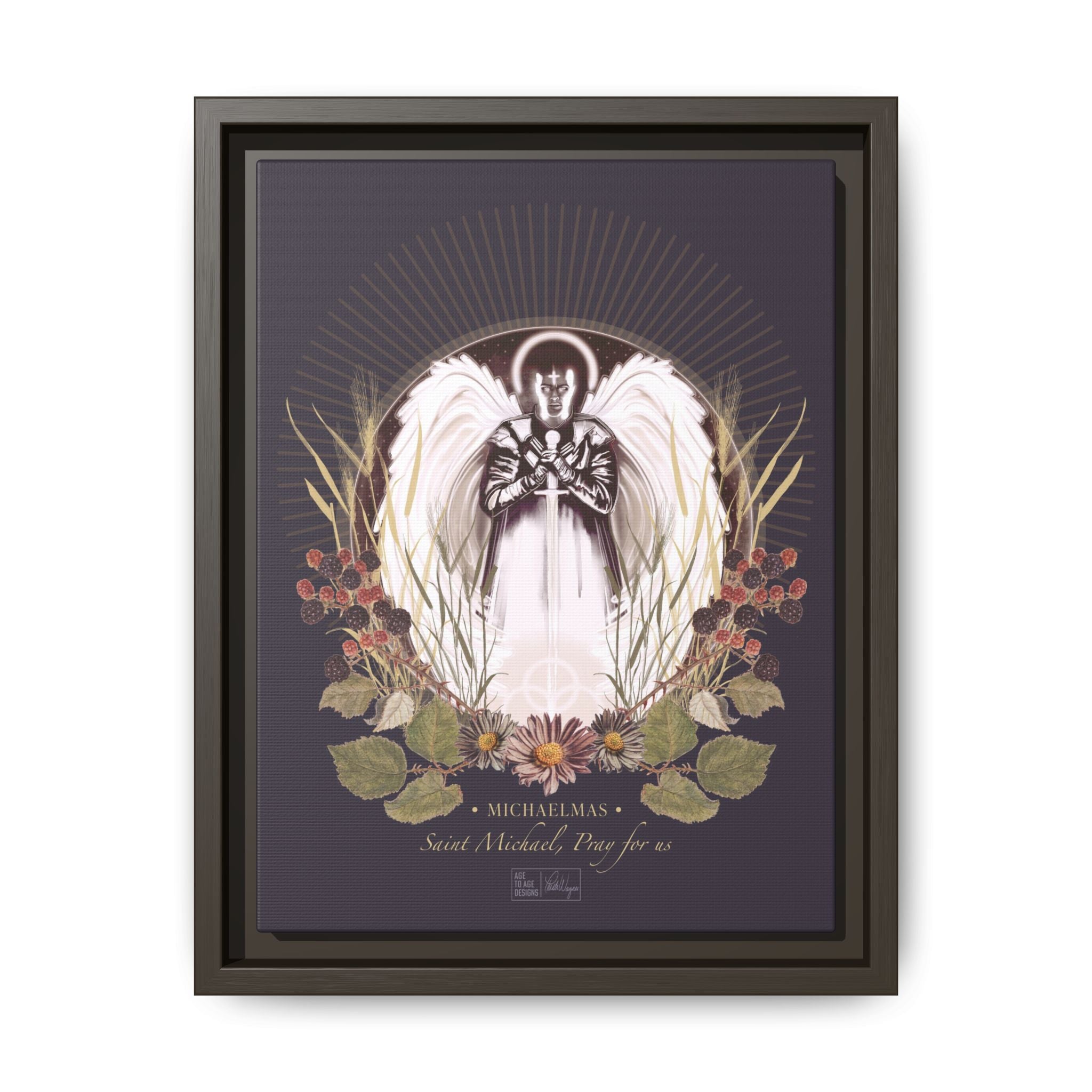 Saint Michael the Archangel | Michaelmas Sacred Art Print