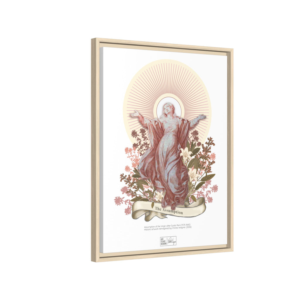 The Assumption Matte Canvas, Framed (Multi-color)
