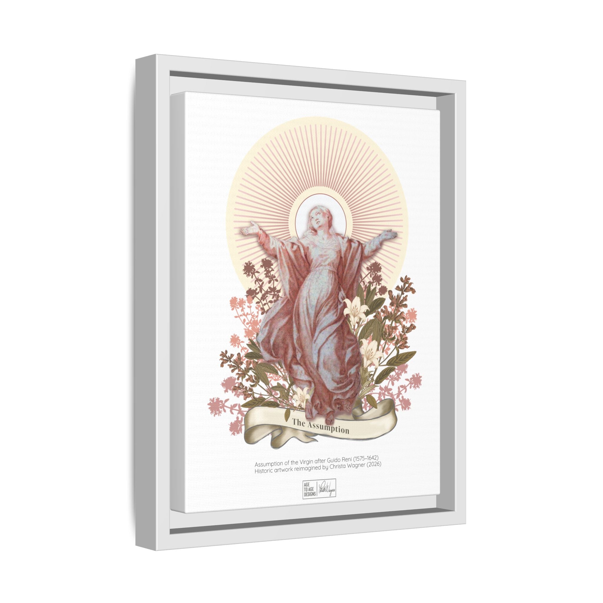 The Assumption Matte Canvas, Framed (Multi-color)