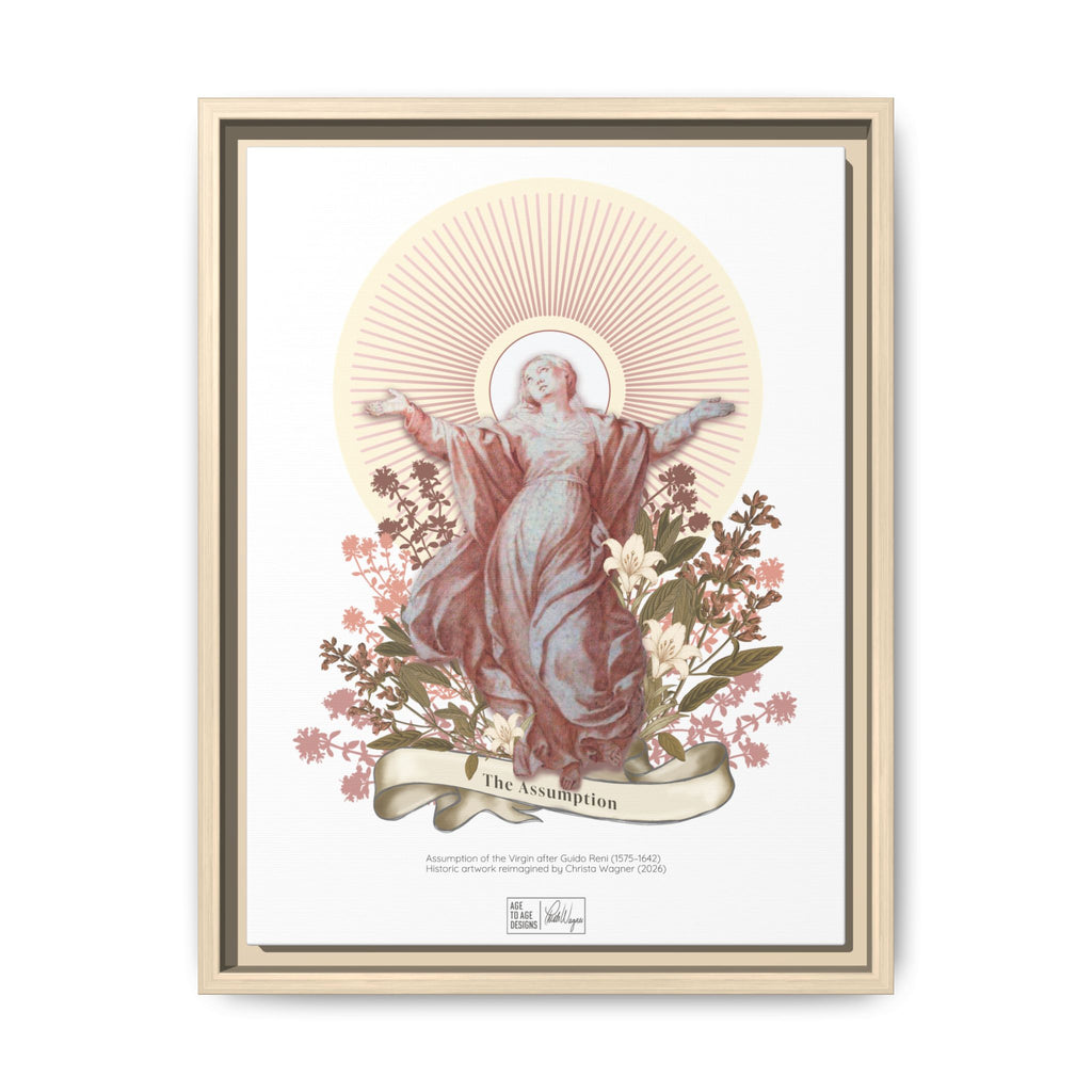 The Assumption Matte Canvas, Framed (Multi-color)