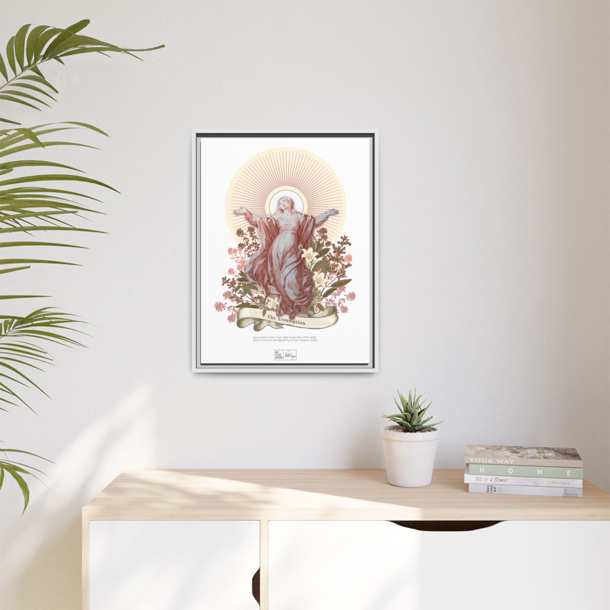 The Assumption Matte Canvas, Framed (Multi-color)