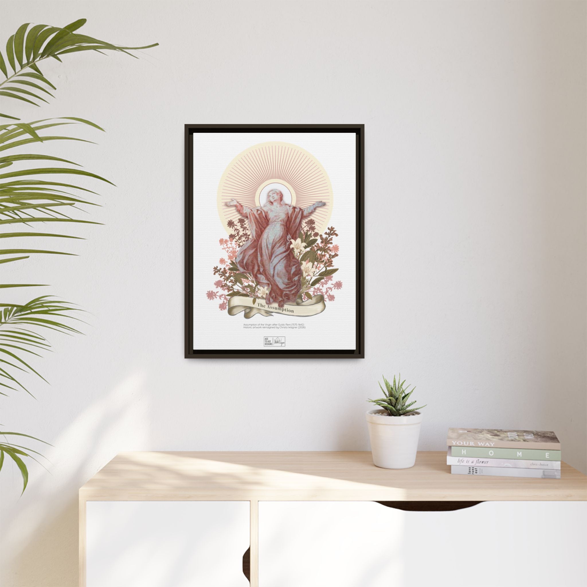 The Assumption Matte Canvas, Framed (Multi-color)
