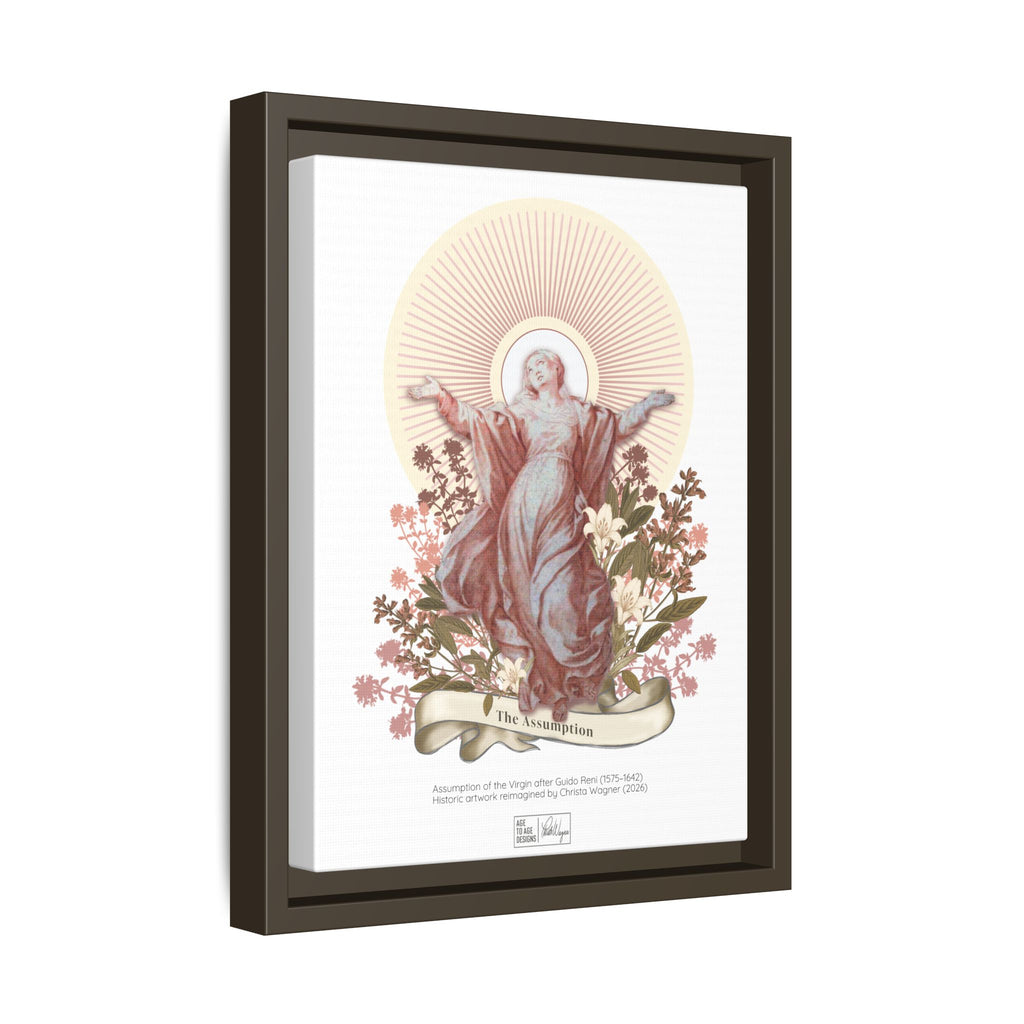 The Assumption Matte Canvas, Framed (Multi-color)