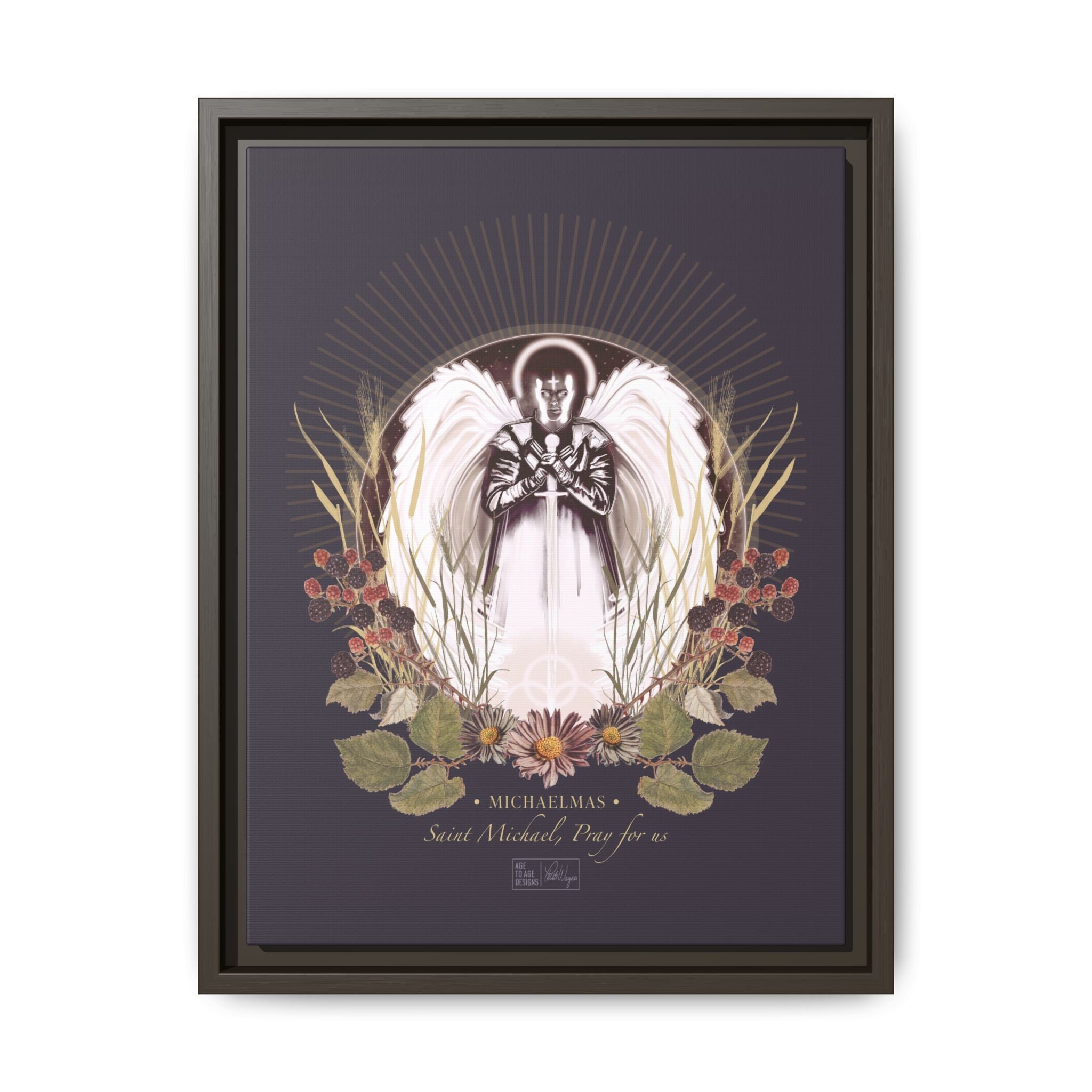 Saint Michael the Archangel | Michaelmas Sacred Art Print