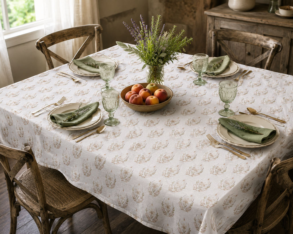 Marian Feast Emblem Tablecloth