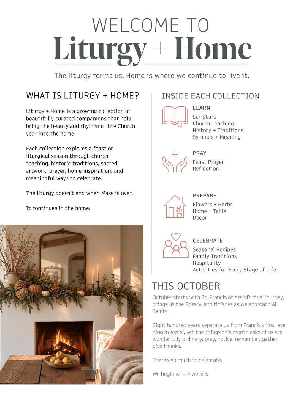 October | Jubilee Year of Saint Francis — Liturgy + Home Digital Guide