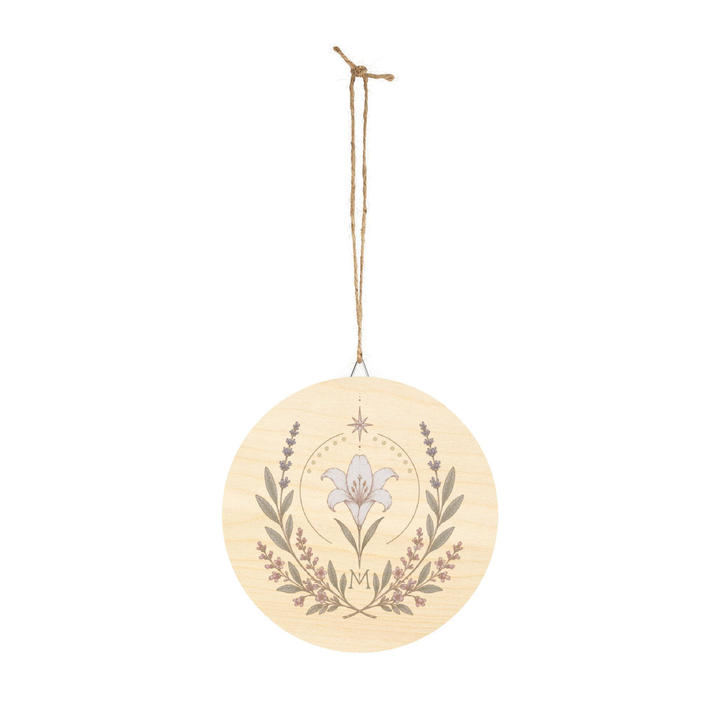 Marian Feast Emblem Wood Sign