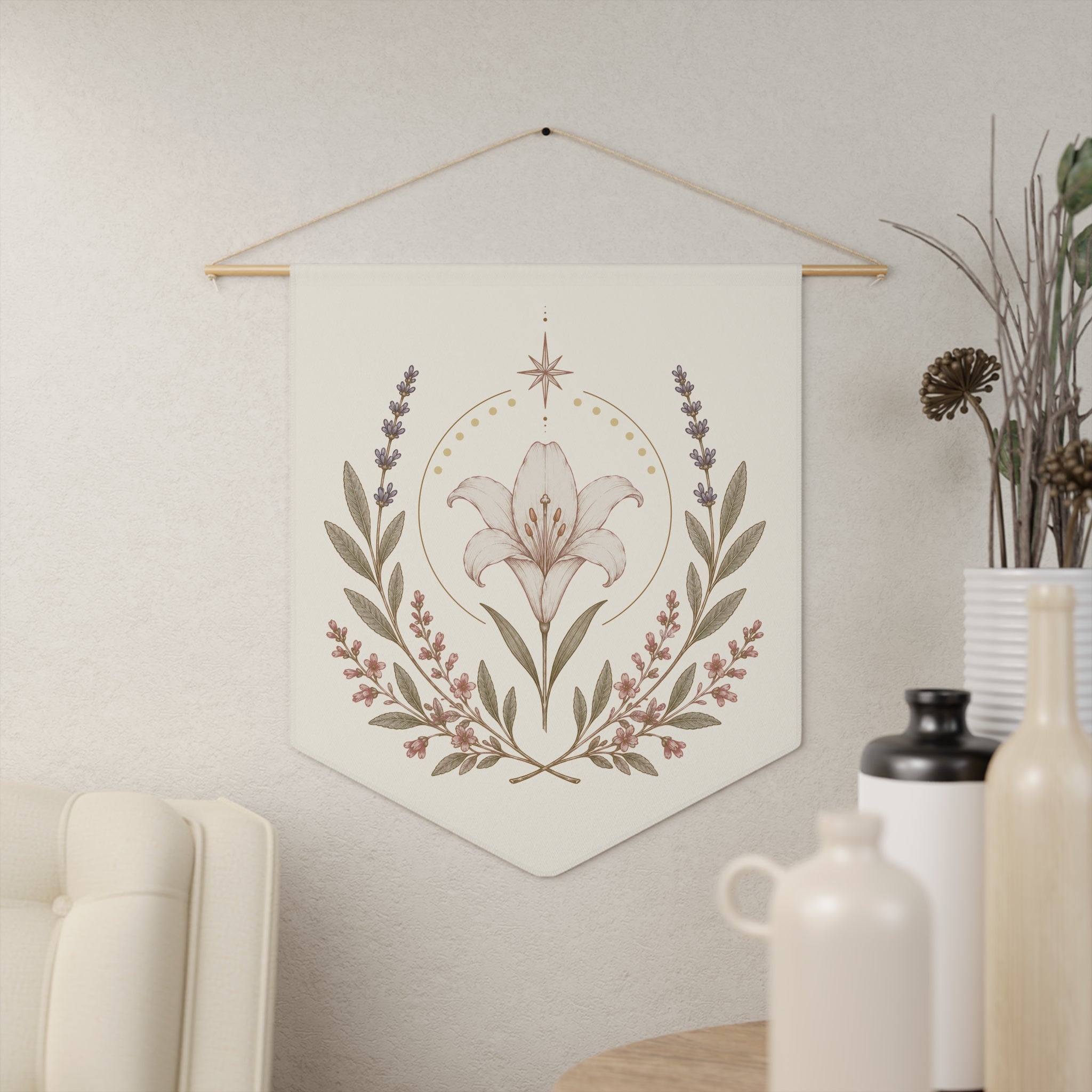 Marian Feast Emblem Pennant