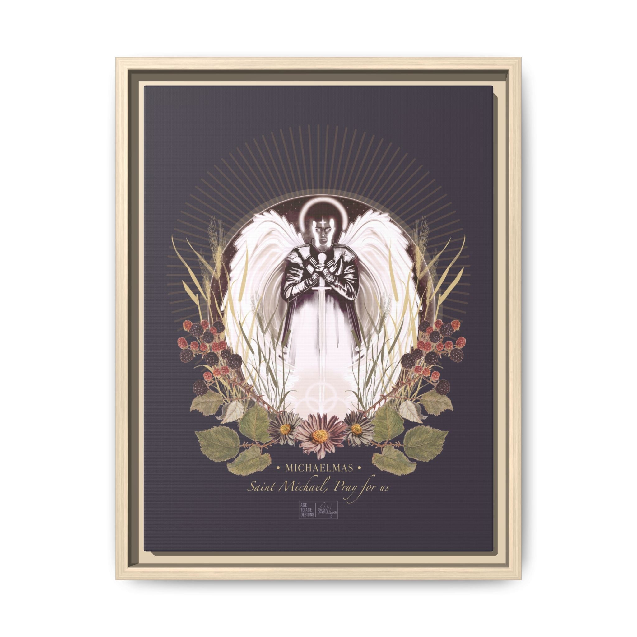Saint Michael the Archangel | Michaelmas Sacred Art Print