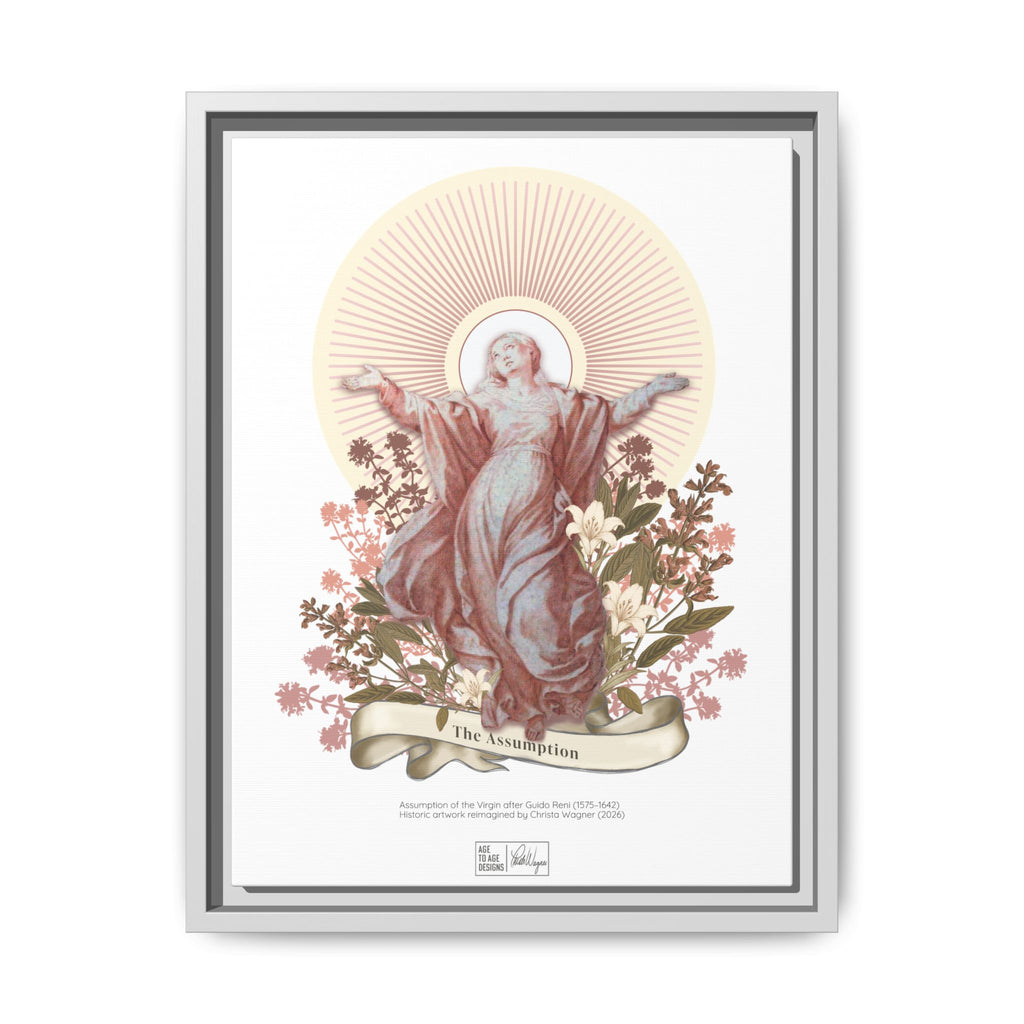 The Assumption Matte Canvas, Framed (Multi-color)