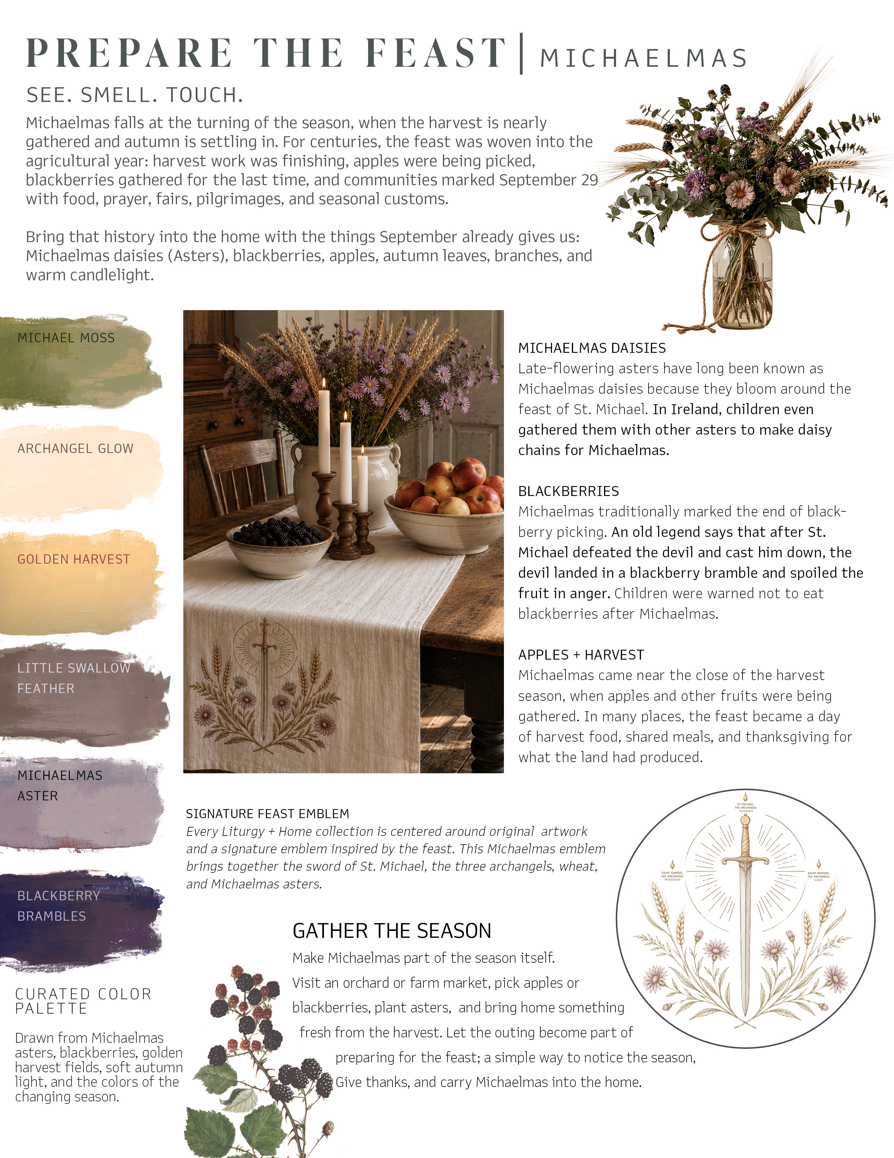 September | Michaelmas — Liturgy + Home Digital Guide